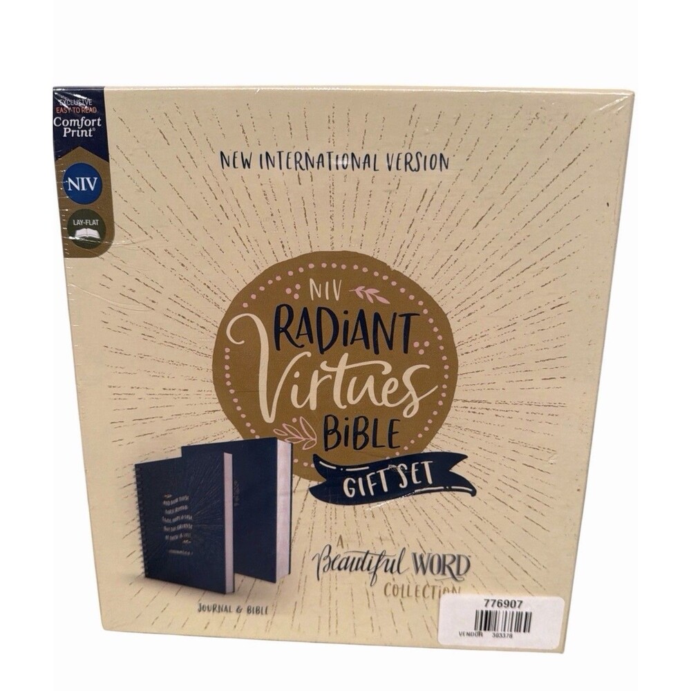 NIV Radiant Virtues Bible: Hardcover Bible and Journal BRAND NEW Sealed